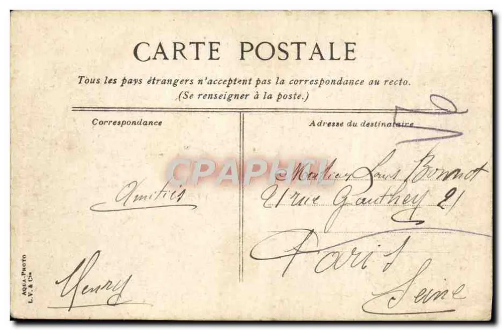 Deauville — Promenade da praia — Aqua-Photo - Verso
