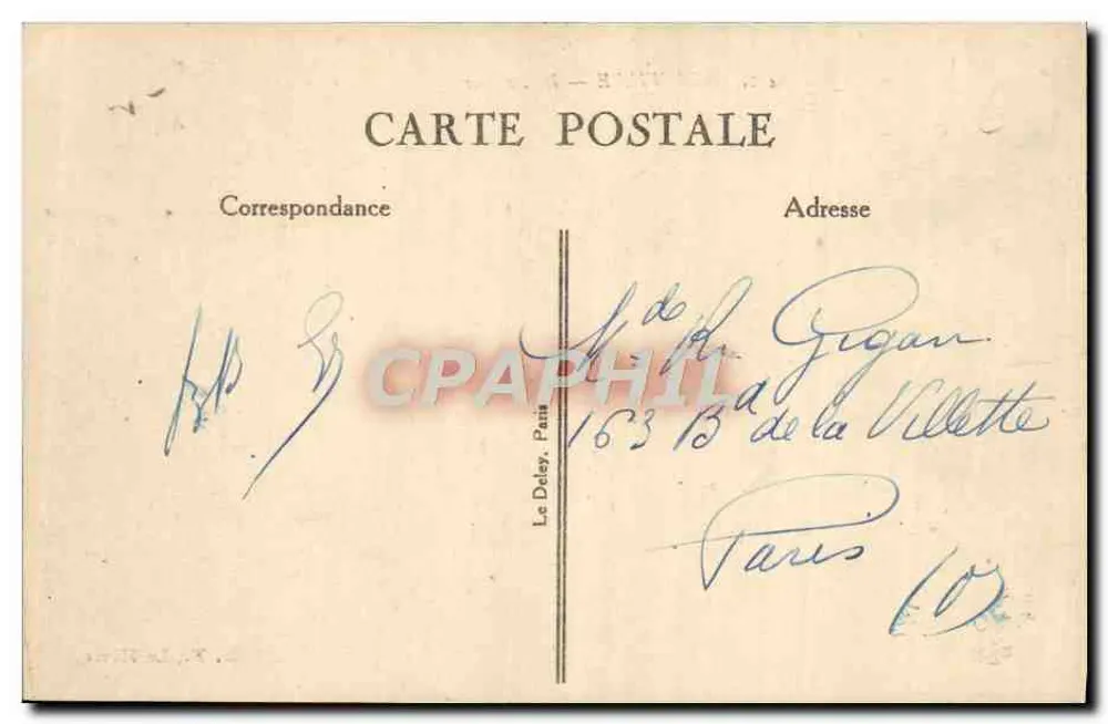 Deauville — A Polinière — G. F., Le Havre - Verso