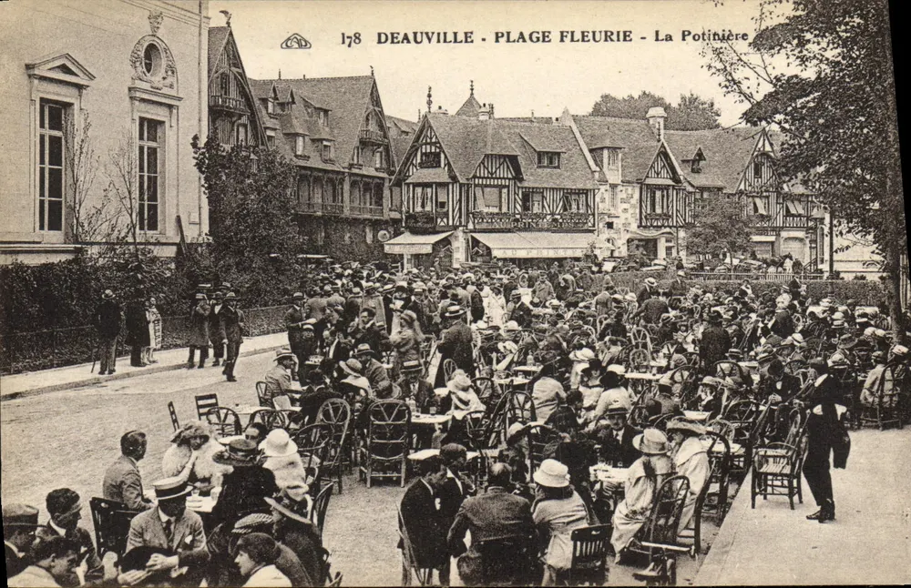 Deauville - Plage Fleurie - La Potinière — éditeur La Potinière, n° 178 - Recto