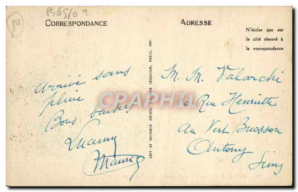 Deauville, Blütenstrand — Die Potinière — LL - Rückseite