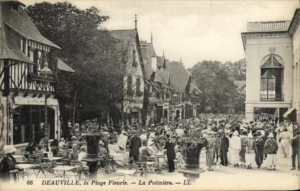 Deauville, die Blumenpromenade — La Potinière — LL - Vorderseite