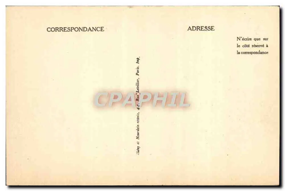Deauville — A Prefeitura e a Correios — LL - Verso