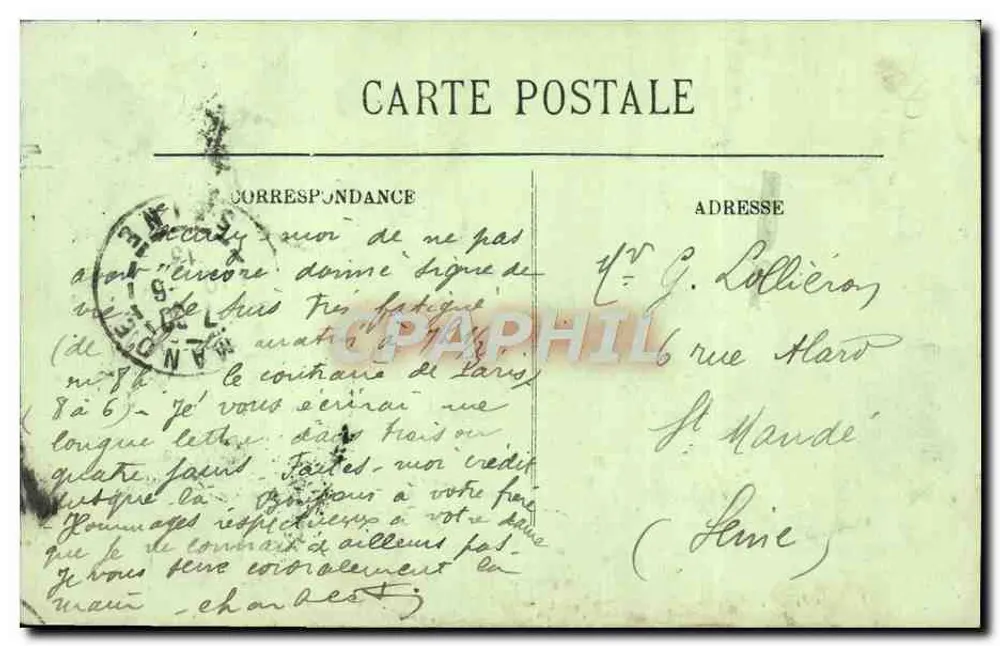 Deauville — Avenue de la République et Boulevard Monger — LL. - Verso
