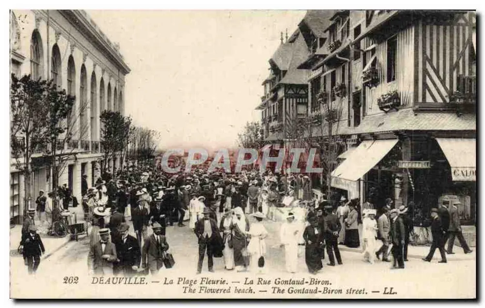 Deauville — Der Blütenstrand — Straße Gontaud-Biron — LL - Vorderseite