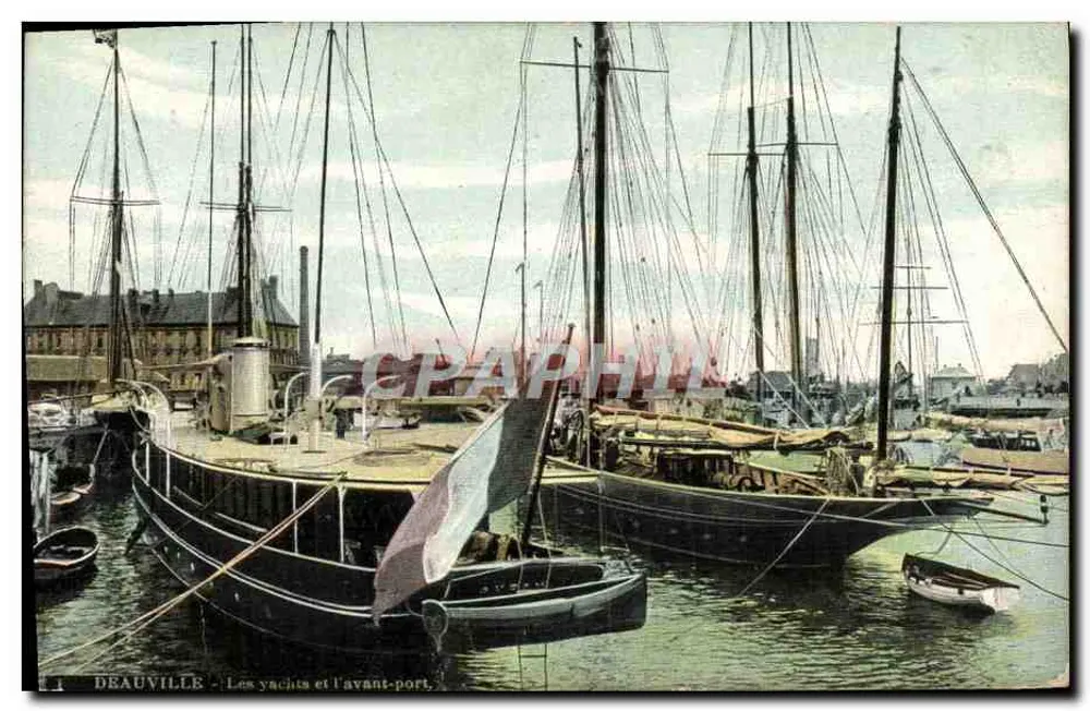 Deauville — Die Yachten und der Hafen — AQUA PHOTO - Vorderseite