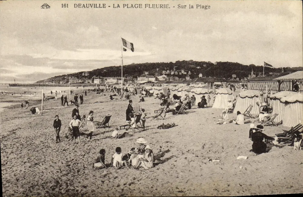 Deauville - Der blühende Strand - Auf dem Strand - Vorderseite
