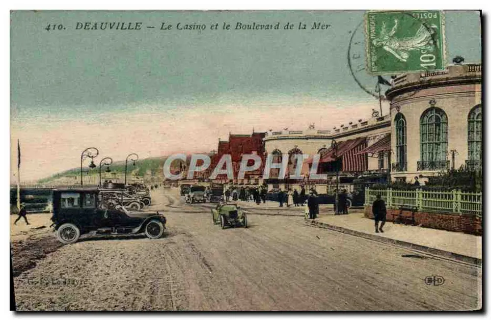 Deauville — Das Casino und der Boulevard de la Mer — G. P. Le Mayre, n°410 - Vorderseite