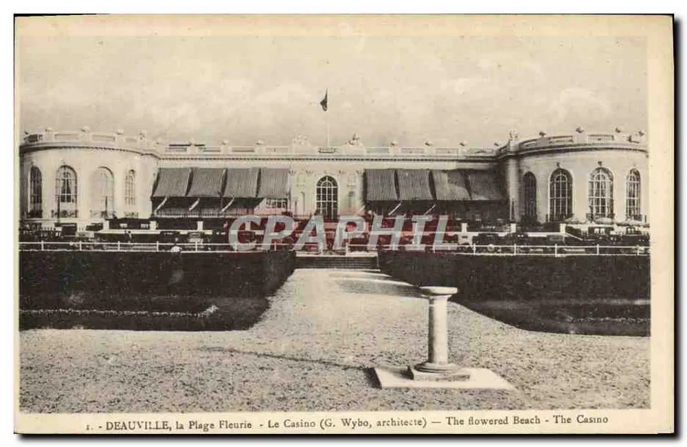 Deauville, die Blühende Strand — Das Casino (G. Wybo, Architekt) - Vorderseite