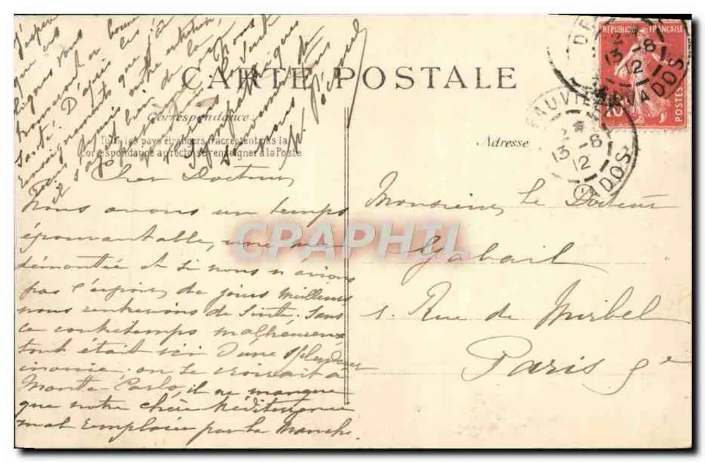 Deauville — O Casino — Editor E.P.D. n°2 - Verso