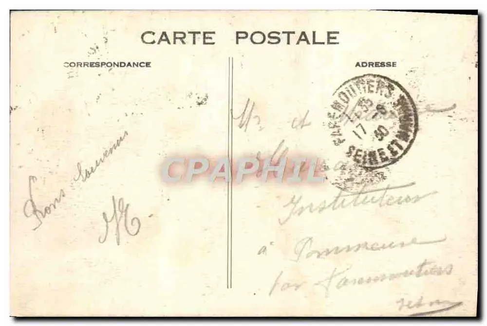 Deauville — Royal-Hotel und der Garten — Verlag M.D. Nr. 426 - Rückseite