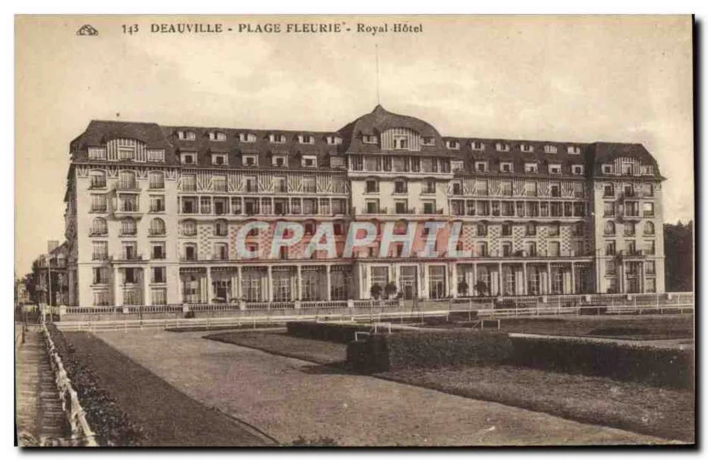 Deauville - Praia Florida - Hotel Royal — editor: C. Algado, Strasbourg - Frente