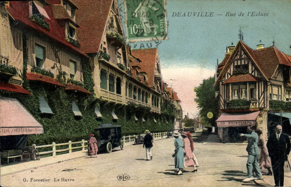 Deauville — Rue de l'Ecluse — G. Forestier Le Havre - Recto