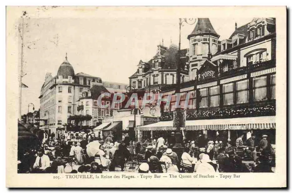 TROUVILLE, die Königin der Strände — Topsy Bar — Die Königin der Strände — Topsy Bar - Vorderseite