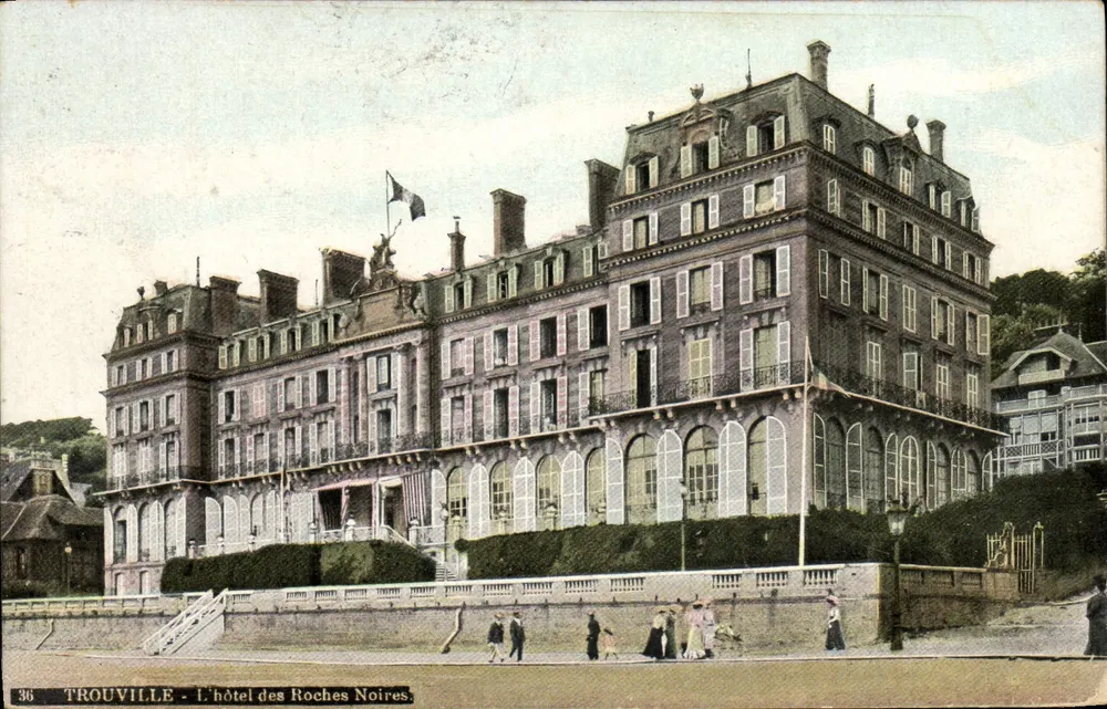 Trouville - L'hôtel des Roches Noires — éditeur anonyme, n° 36 - Recto