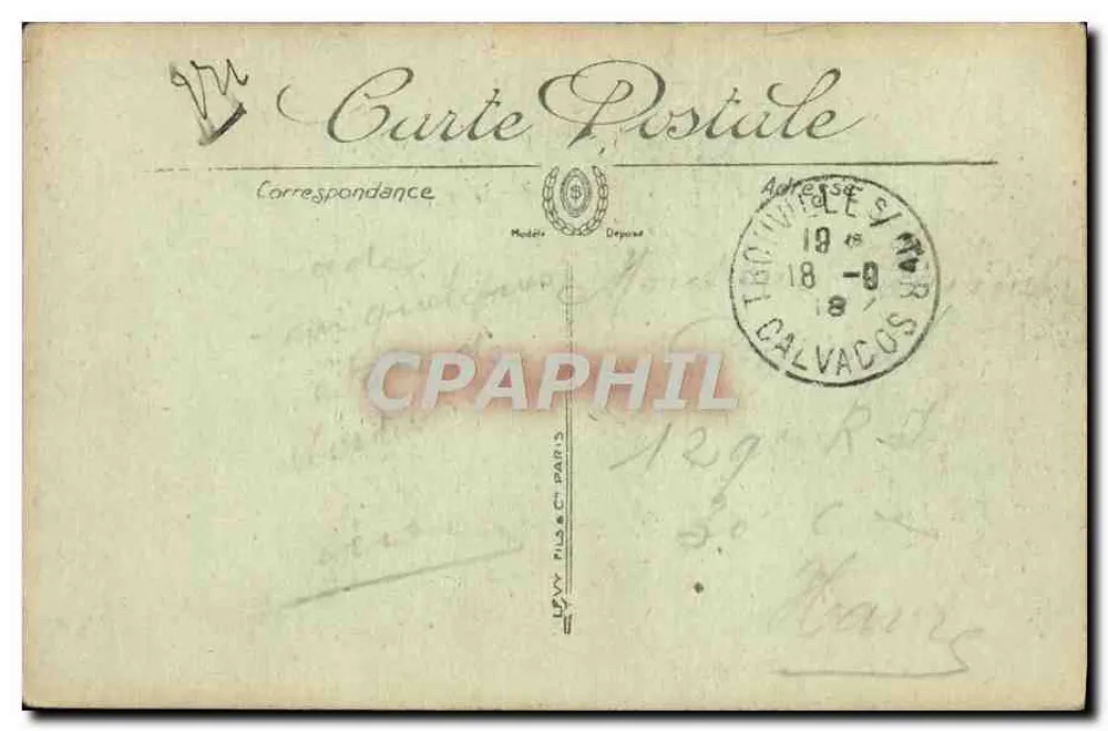 Trouville — O Hotel de Paris — LL. — n°10 - Verso