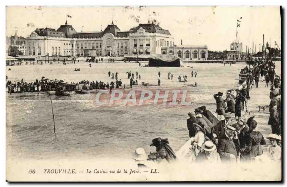 Trouville — Der Casino von der Mole aus gesehen — LL. n°96 - Vorderseite