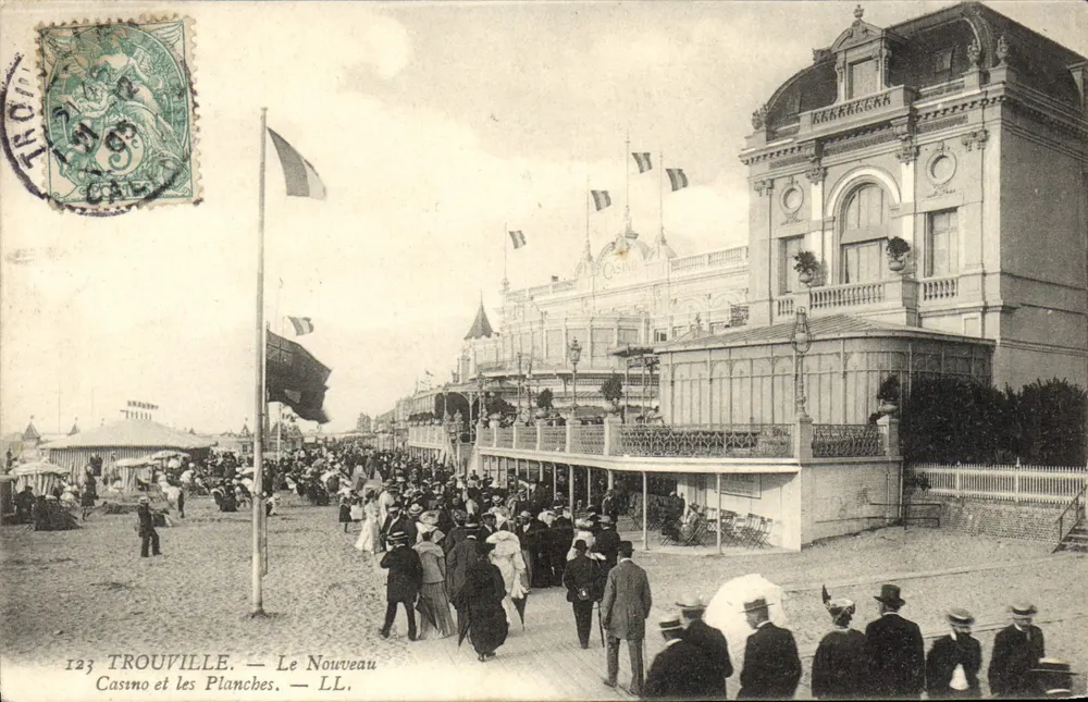 Trouville — Das Neue Casino und die Planches — LL. Nr. 123 - Vorderseite