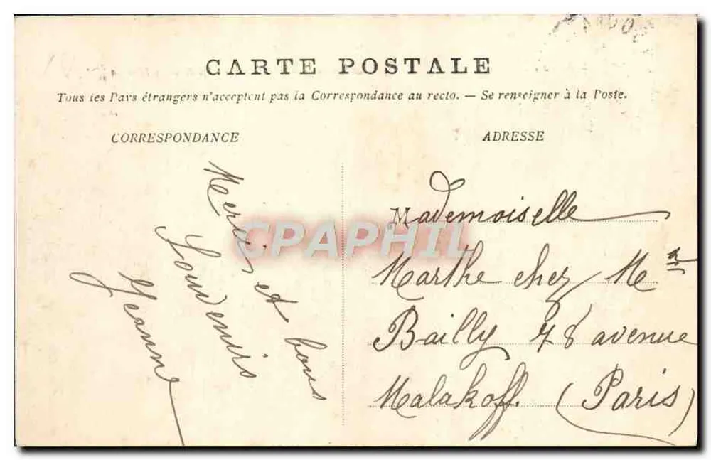 Trouville — Die Ernte der Muscheln an den Roches Noires — E.J. n°24 - Rückseite