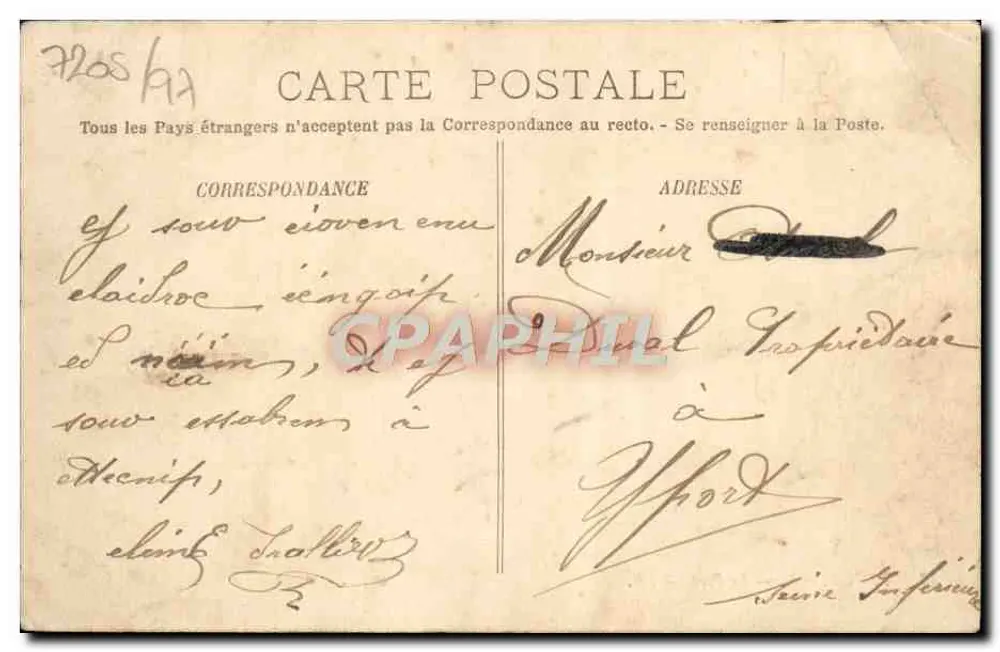 TROUVILLE — Le Port — LL. — Éditeur LL. — N° 38 - Verso