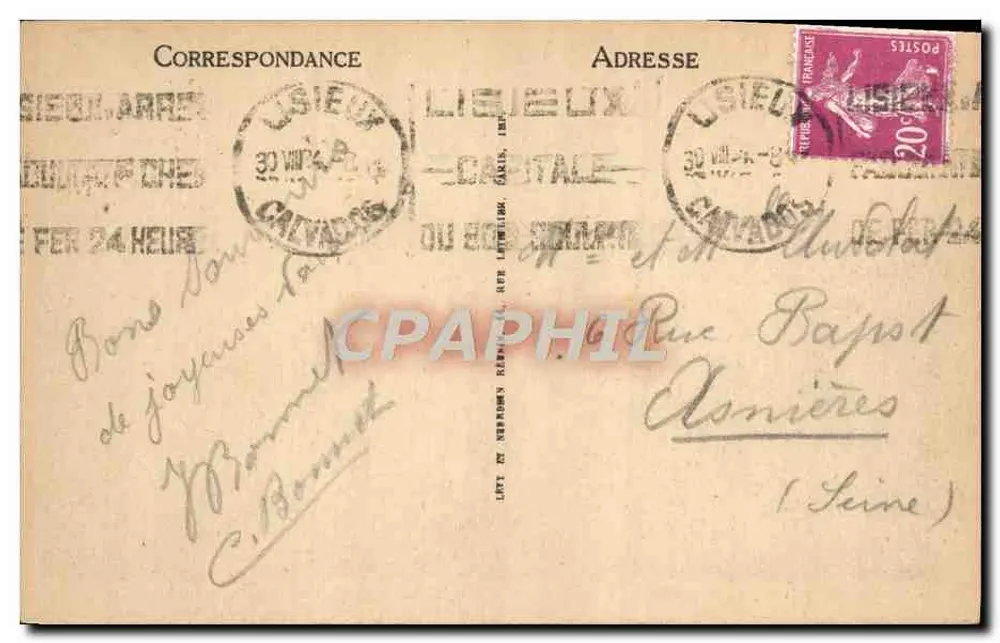 Trouville. Die Königin der Strände. — Platz des Casinos (Durville, Arch.) - Rückseite