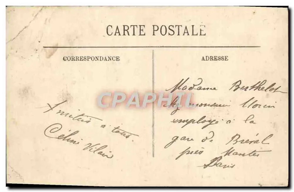 Trouville — Vue générale — LL. — n° 106 - Verso