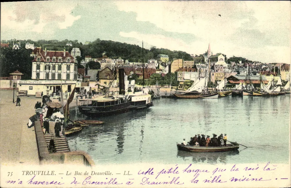 Trouville — Le Bac de Deauville — LL. — 75 - Recto