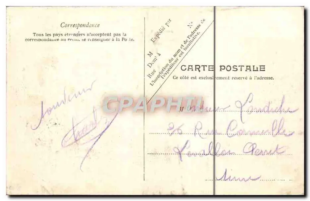 Trouville — Fähre nach Deauville — unbekannter Verleger, Nr. 2 - Rückseite