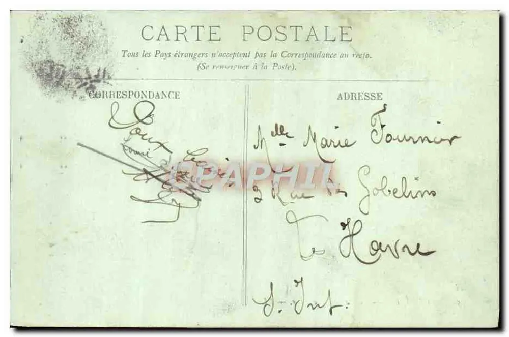 Trouville — Die Fähre nach Deauville — LL. - Rückseite