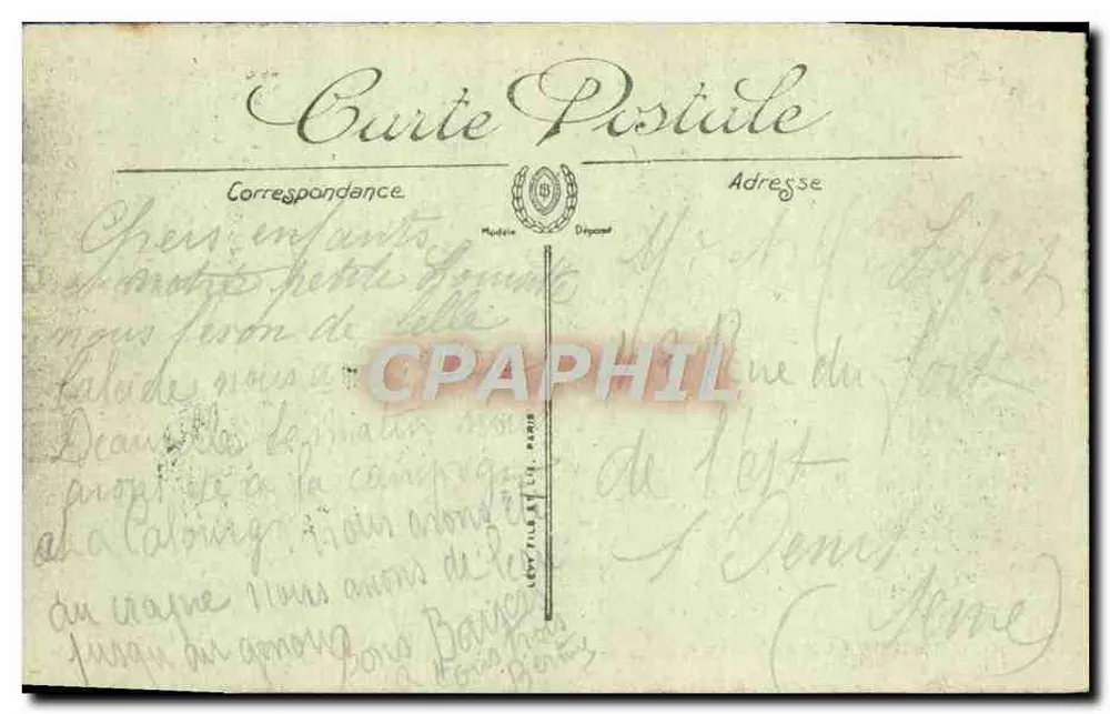 Deauville — Le Bac — Editor: Léon Lévy, n° 15 - Verso