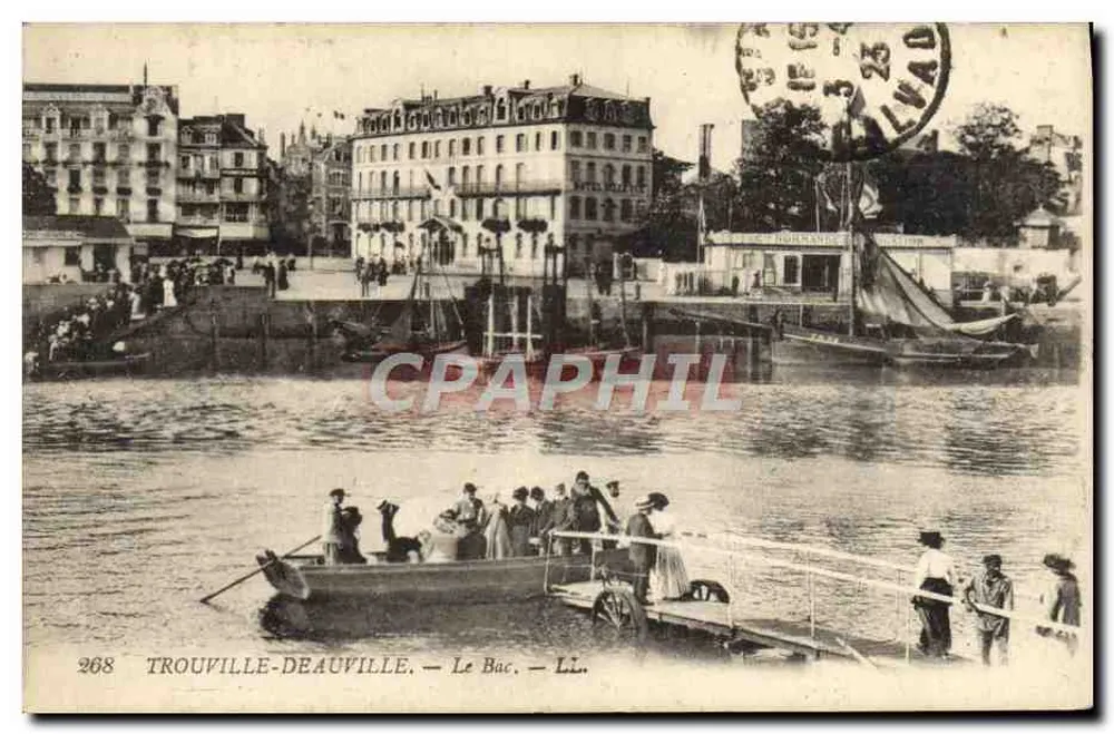 Trouville-Deauville — O Barco — Lévy Frères - Frente