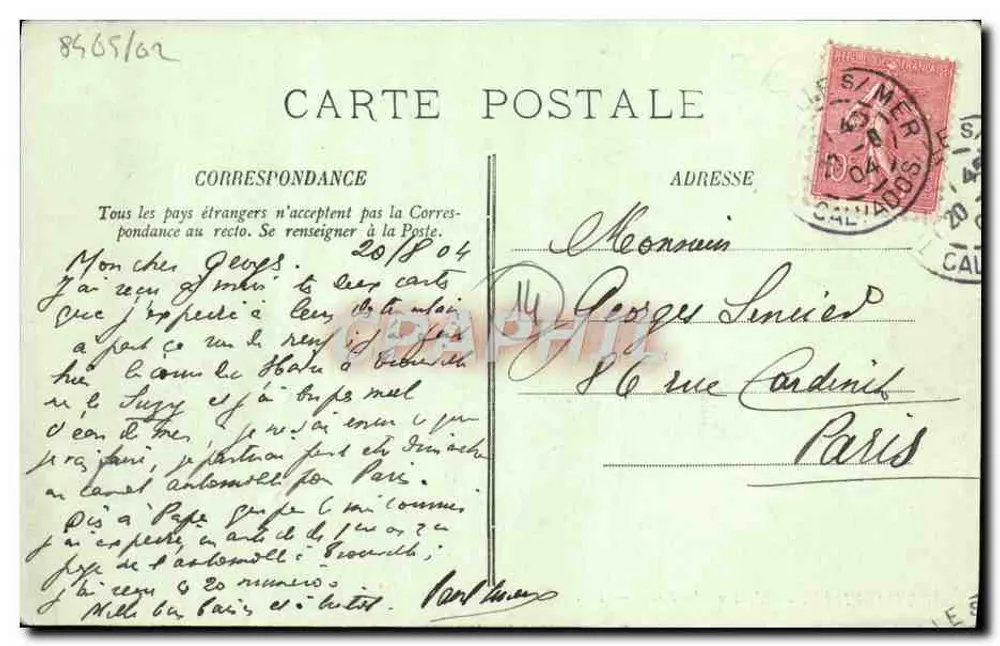 Trouville — The Bathing Hour — LL. n°61 - Back