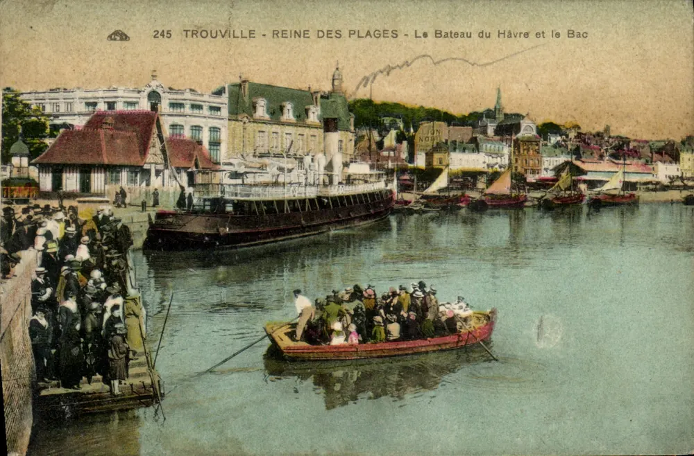 Trouville - Reine des Plages - Le Bateau du Havre et le Bac - Vorderseite