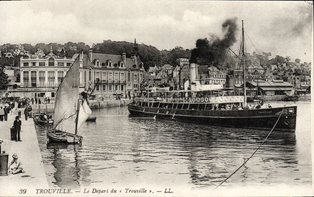 Trouville — Abfahrt des « Trouville » — LL. n°39 - Vorderseite