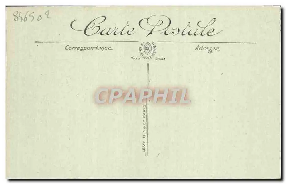 Trouville — Abfahrt des « Trouville » — LL. n°39 - Rückseite