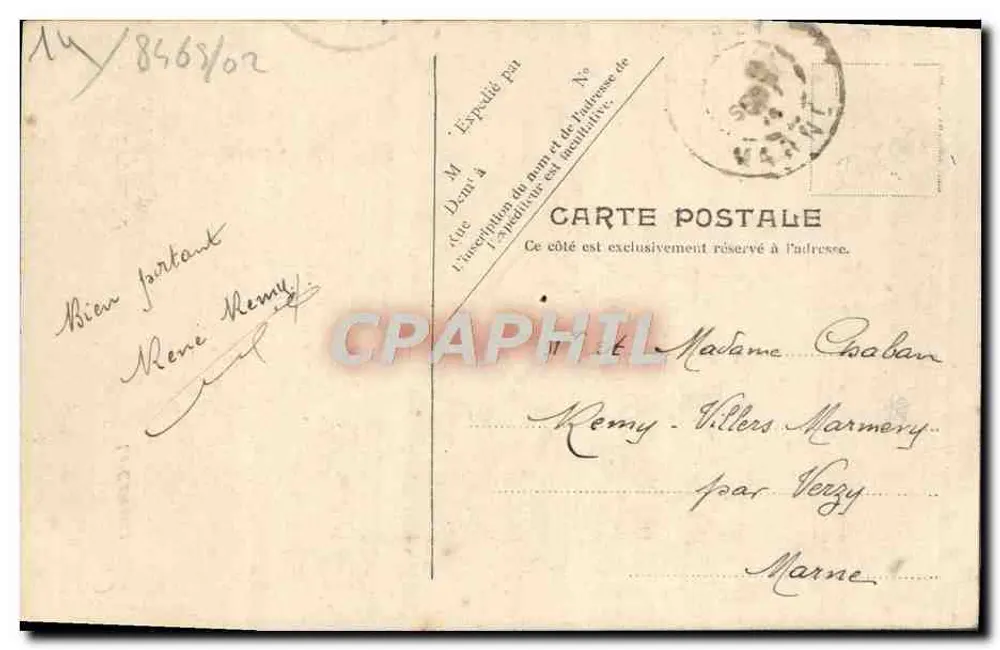 Trouville — Het Kruisweg — V.P.P. 5379 - Achterkant