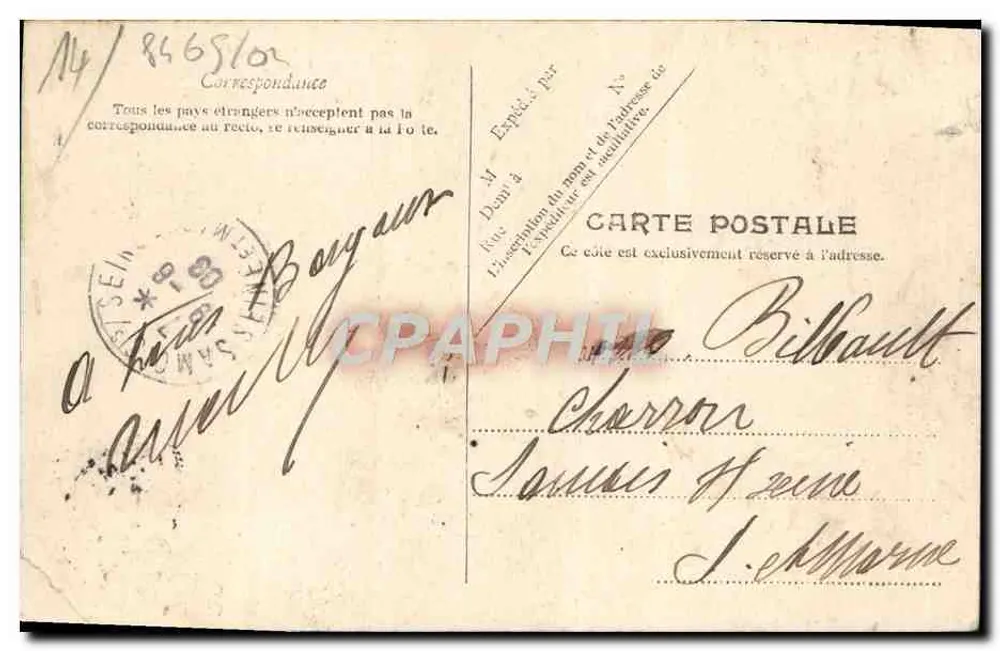 Trouville — O Calvário — V.P. Paris No. 54 - Verso
