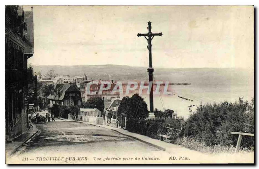 Trouville-sur-Mer — Allgemeiner Blick vom Calvary — ND. Phot. - Vorderseite