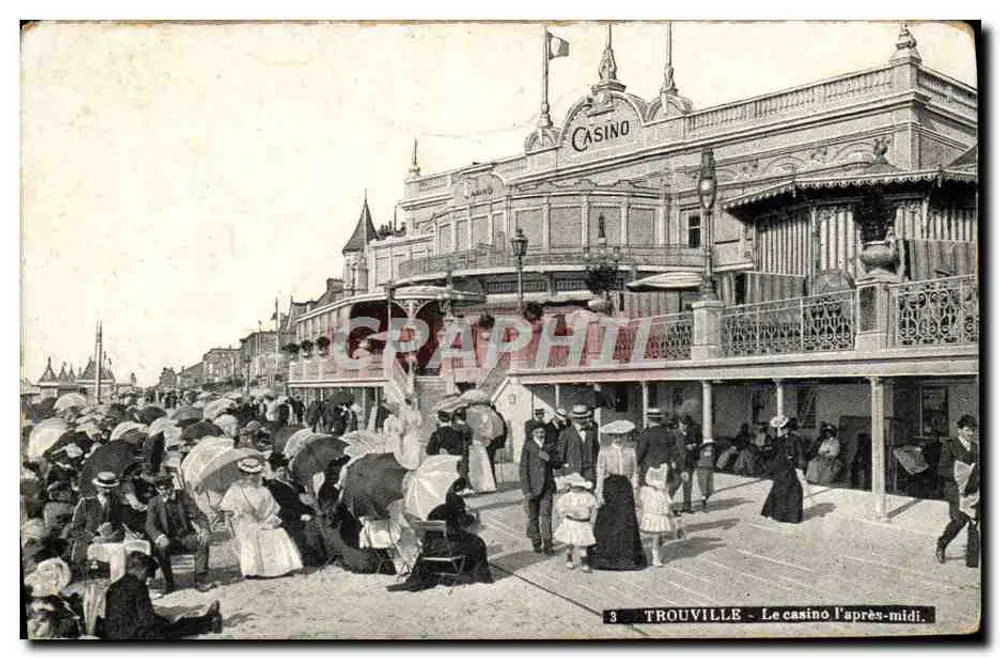 Trouville - O casino à tarde — Graphithi, n°3 - Frente