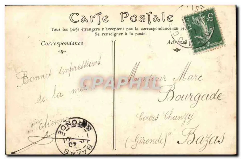 TROUVILLE-SUR-MER — Das Casino — ND Phot - Rückseite