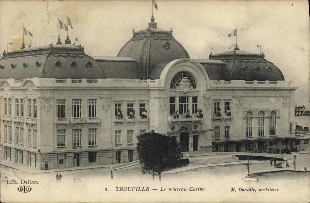 Trouville — Das neue Casino — Verlag Delâtre - Vorderseite