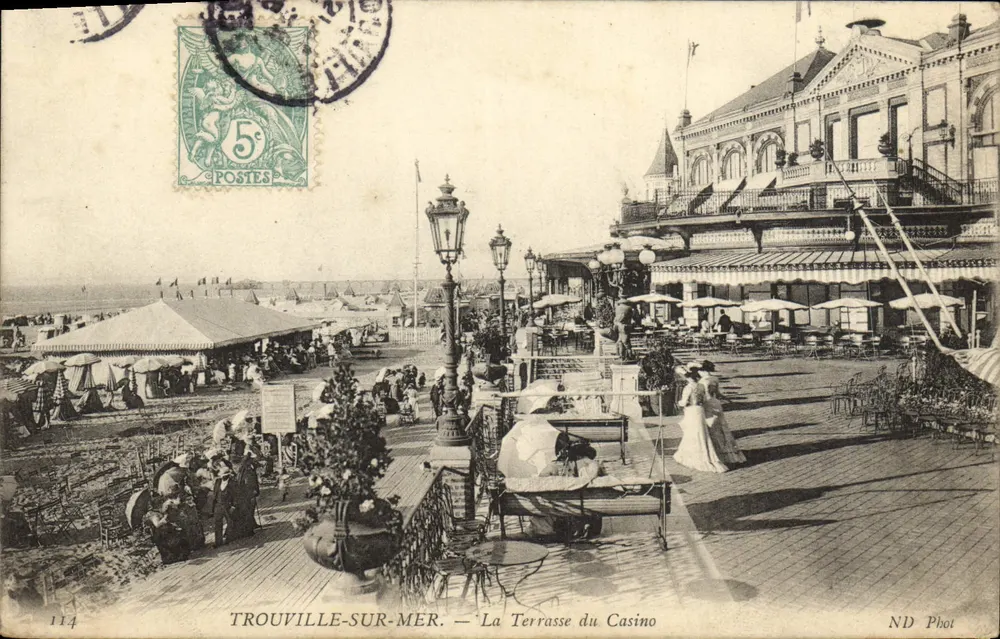 TROUVILLE-SUR-MER — 'La Terrasse du Casino' — ND Phot, n°114 - Vorderseite