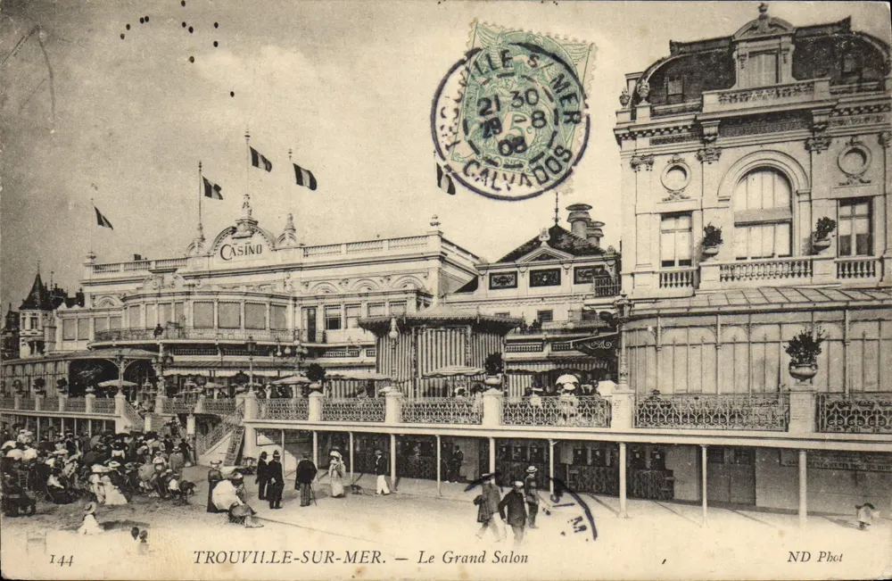 TROUVILLE-SUR-MER — Der Große Salon — ND Phot - Vorderseite