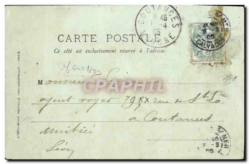 Trouville — O Casino — LL. - Verso