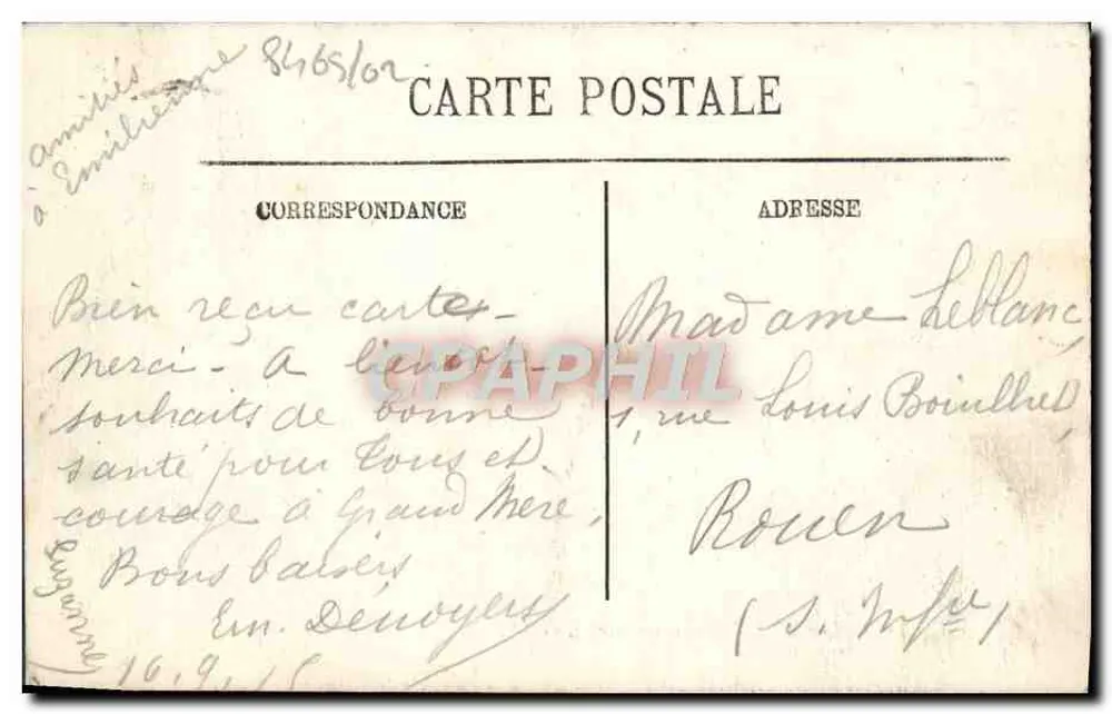 Trouville — Le Casino (Durville, architecte) — LL. - Verso