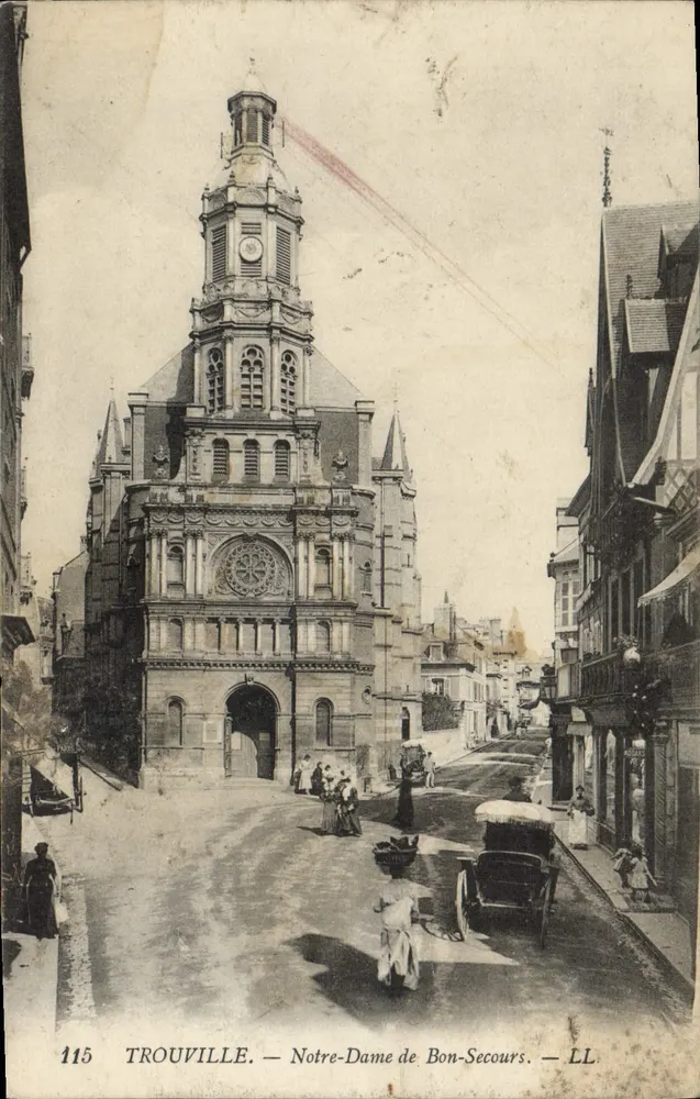 Trouville — Église Notre-Dame de Bon-Secours — LL, n° 115 - Recto
