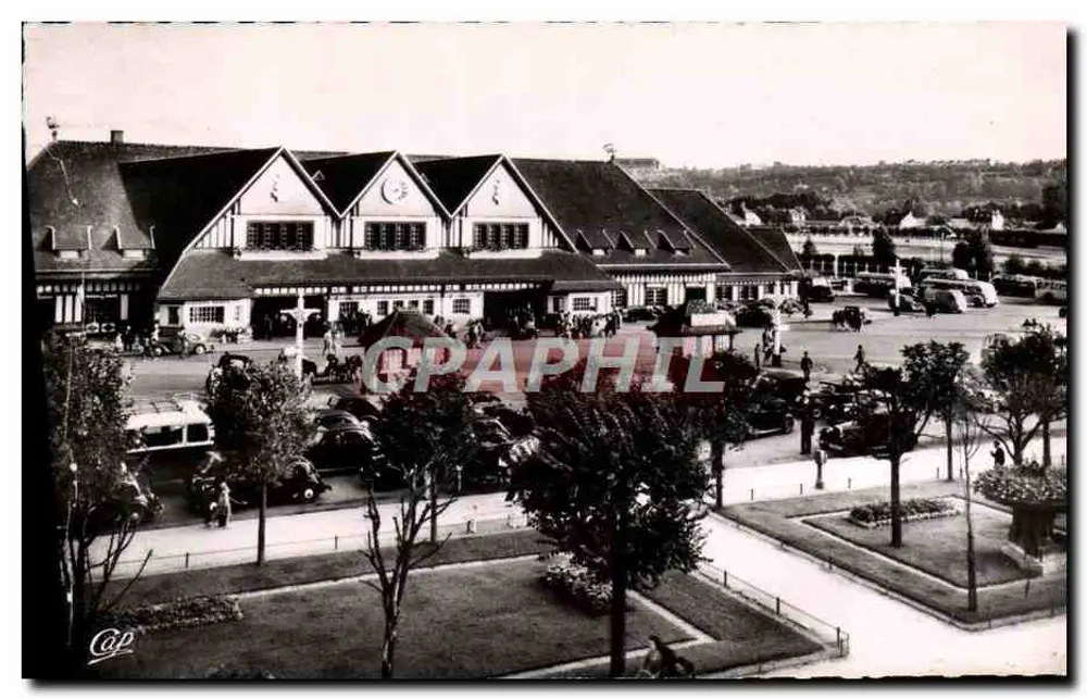 TROUVILLE - DEAUVILLE — A Estação — Réal-Photo, Paris - Frente