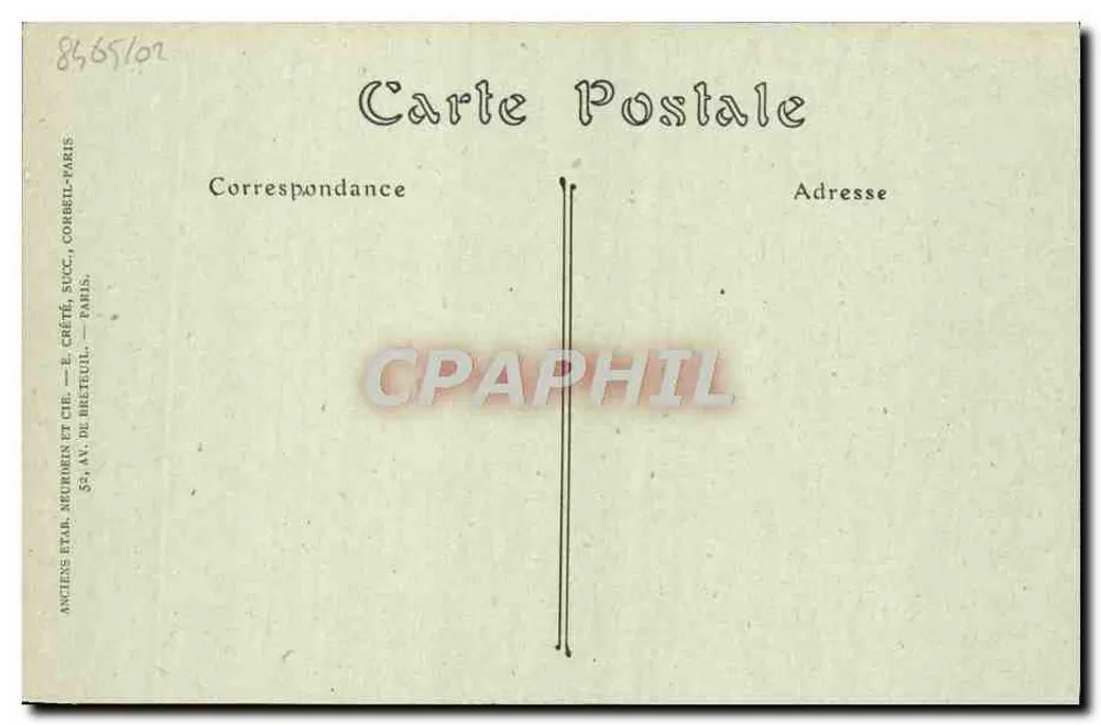 Trouville-sur-Mer — « Trouville-Palace » — JND Hof. - Verso