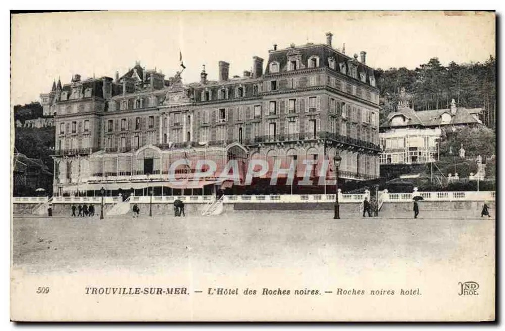 Trouville-sur-Mer — Das Hotel des Roches noires — Graphi'phile - Vorderseite