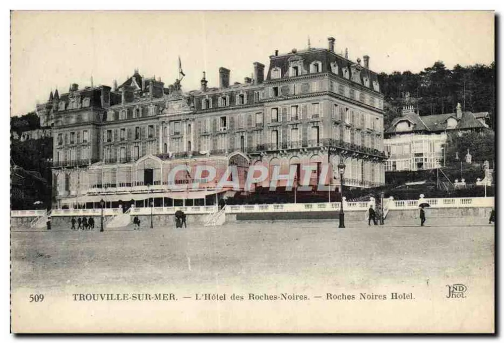 Trouville-sur-Mer — Das Hotel des Roches-Noires — Verlag YND Phot. Nr. 509 - Vorderseite