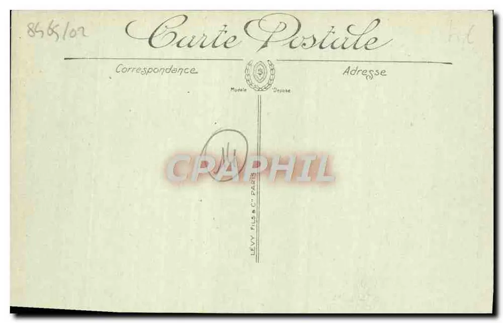 Trouville — Le Trouville-Palace und die Planches — LL. - Rückseite